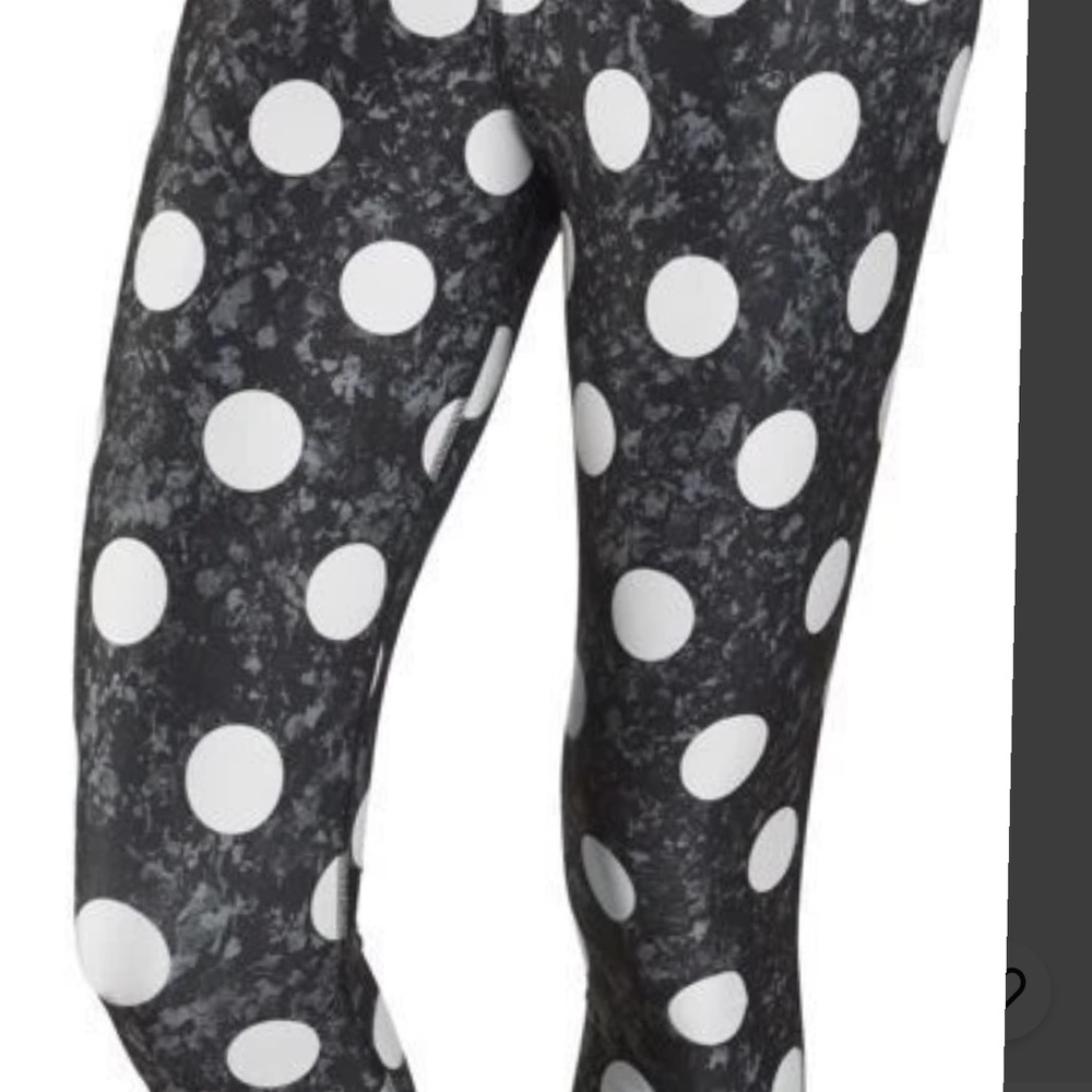 NIKE Women’s‎ Black&White SPOTS/POLKA DOTS TRAINING GYM YOGA TIGHTS PANTS MEDIUM